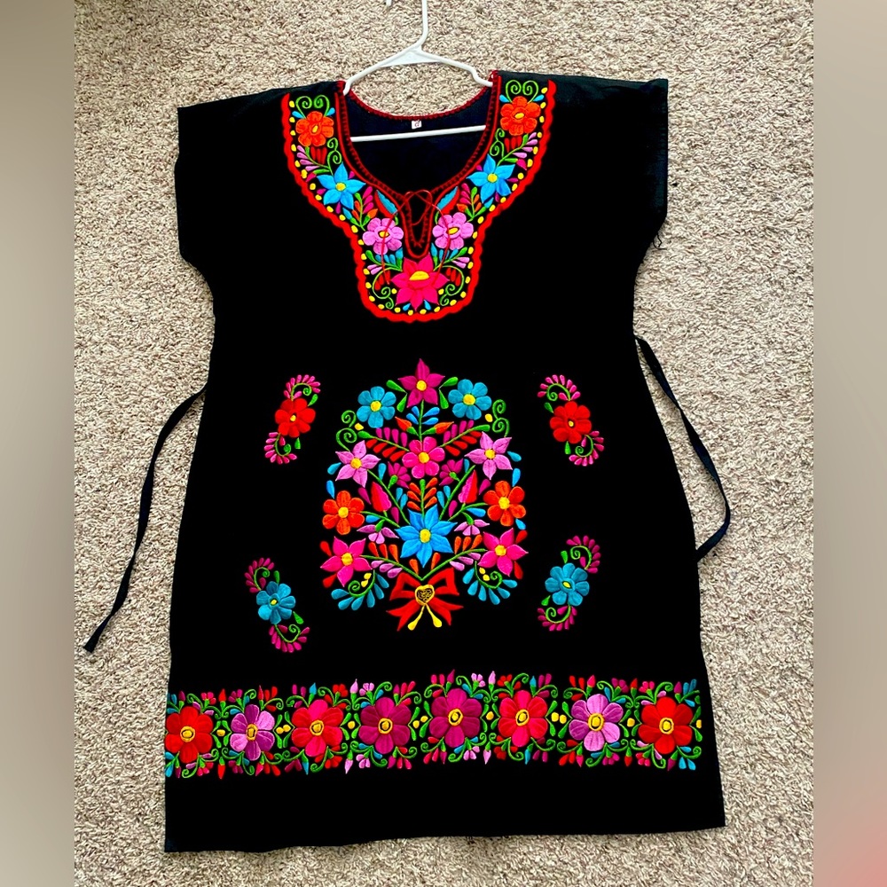 Mexican authentic embroidered dress